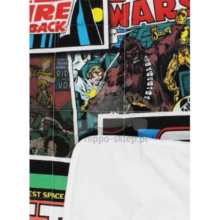 Star Wars kids bedspread top and bottom finish
