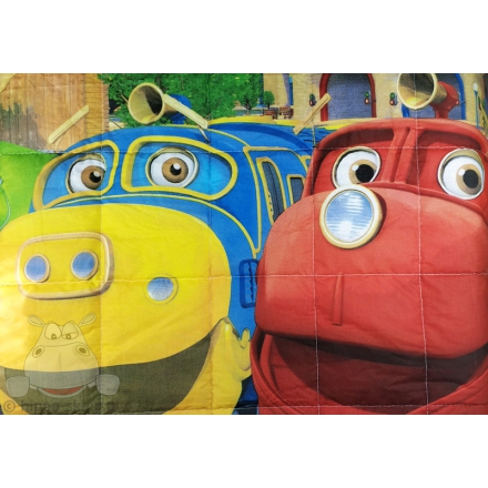 Chuggington trains bed cover with Wilson & Brewster