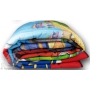 Bed cover - bedspread with trains - packing