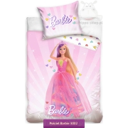 Pink bed linen with barbie doll 140x200, 150x200 