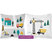 Pillowcase with building machine
