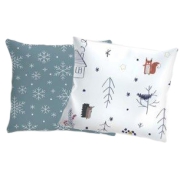 Pillowcase with winter animals