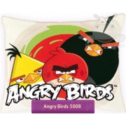 Angry birds large pillowcase 70x80 cm, beige