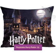 Hogwarts castle Harry Potter pillowcase 50x75, brown