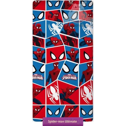 Marvel Ultimate Spider-man fitted sheet 90x200, red blue