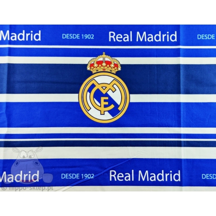 Cotton flat sheet with Real Madrid club crest for boys