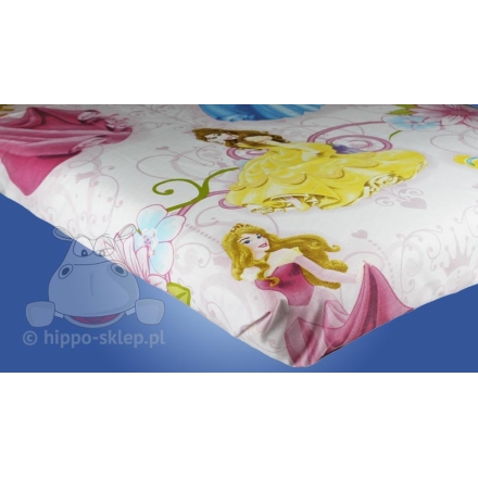 Disney Princess flat sheet 160x200, for girls
