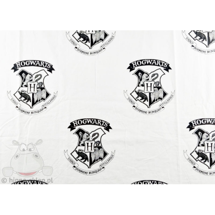 Harry Potter Hogwarts school crest flat sheet 155x235 
