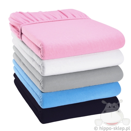 Jersey fitted sheets color variants