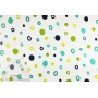 Colorful circles and dots pattern cotton flat sheet
