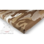 Flat sheet with brown-beige military camouflage 140x200