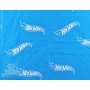 Cotton flat sheets with Hot Wheels logo for boys