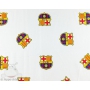 Cotton FC Barcelona club crest flat sheet 155x235 cm