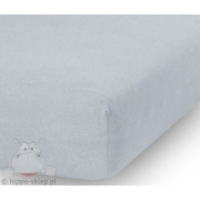 Gray terry fitted sheet 60x120, 80x160, 90x120