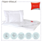 Anti-allergy baby duvet and flat pillow set Dacron 95ºC all-year 