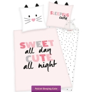 Cool girls kids bedding with ears 140x200 135x200 140x180 pink 