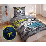 Bedding with Dinosaur 3030- A glowing in the dark, Smukee, Detexpol