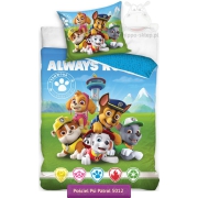 Paw Patrol bed set with with rescue dogs 140x200 or 150x200