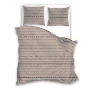 Boho style bed linen 140x200 or 150x200, brown-beige