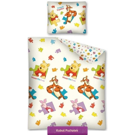 Flannel bedding with Winnie the Pooh