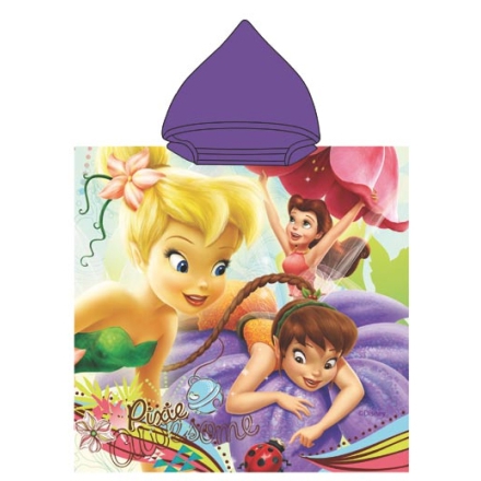 Kids hooded towel Disney Tinkerbell Fairies 