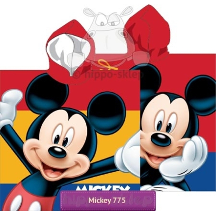 Poncho - kids Hooded towel Mickey Mouse , Setino