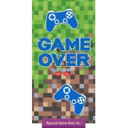 Game Over beach towel 70x140 green-brown