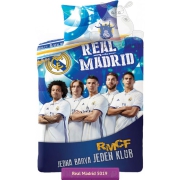Real Madrid football players licensed bedding 140x200