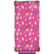 Kids fitted sheet Peppa Pig pink 90x200