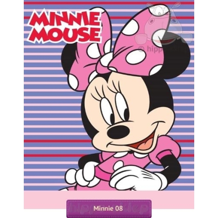 Small size plush baby blanket Disney Minnie Mouse 01 Faro
