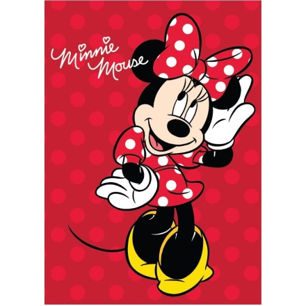 Disney Baby Minnie Mouse blanket STC 06B, red