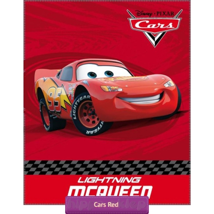 Kids fleece blanket Disney Cars McQueen red, CTI