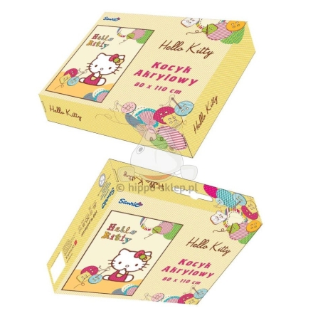 Hello Kitty baby blanket in carton box