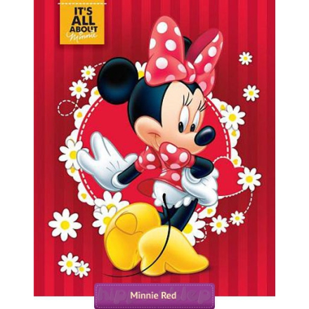Kids fleece blanket Disney Minnie Mouse red, Faro