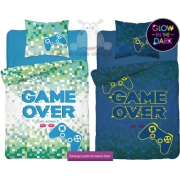 Game Over kids bedding set glow in the dark 100x160, 120x160, 140x180