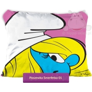 Large kids pillowcase Smurfette 01, Faro