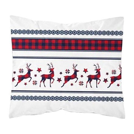 Pillowcase with reindeer design