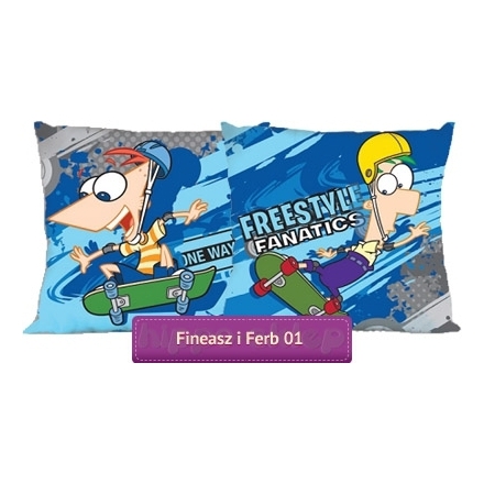 Phineas and Ferb Disney kids pillowcase, Faro 