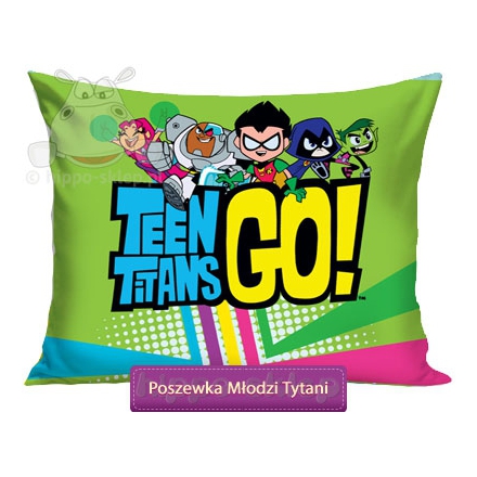 Teen Titans Go! large pillowcase 70x80 cm, green