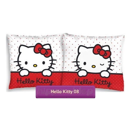 Hello Kitty 08P reversible kids small square pillowcase