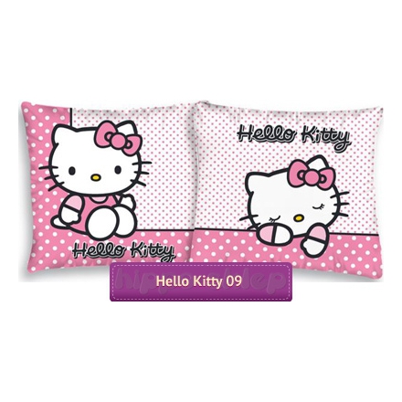Reversible kids pillowcase Hello Kitty, Detexpol