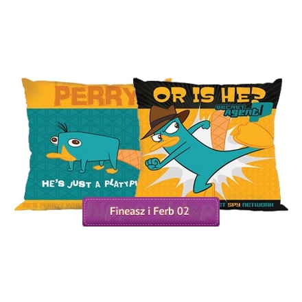 Phineas and Ferb 02 - Agent P. kids pillowcase, Disney, Faro