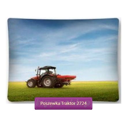 Large pillowcase with agricultural tractor 50x60 or 50x80