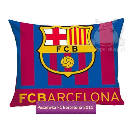 Large reversible FC Barcelona pillowcase FCB 8011, Carbotex