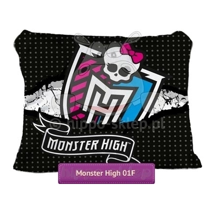 Large kids pillowcase Monster High black, 70x80  