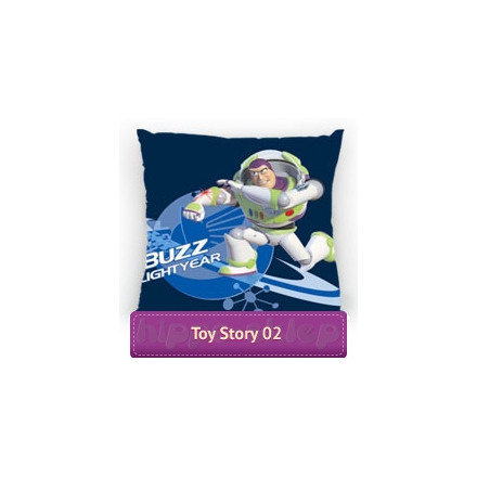 Buz Lightyear Toy Story small square pillowcase 40x40 cm, navy blue