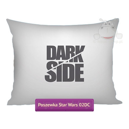 Star Wars pillowcase Dark Side 50x80 cm, gray