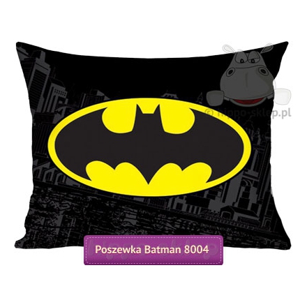 Batman black large kids pillowcase 50x80 or 50x60 cm