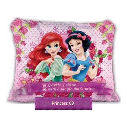 Large pillowcase with Disney Princess 50x60 or 50x80, pink 