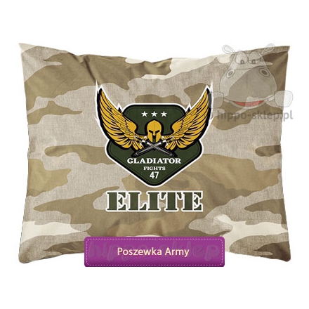 Army pillowcase glow in the dark 50x80, khaki